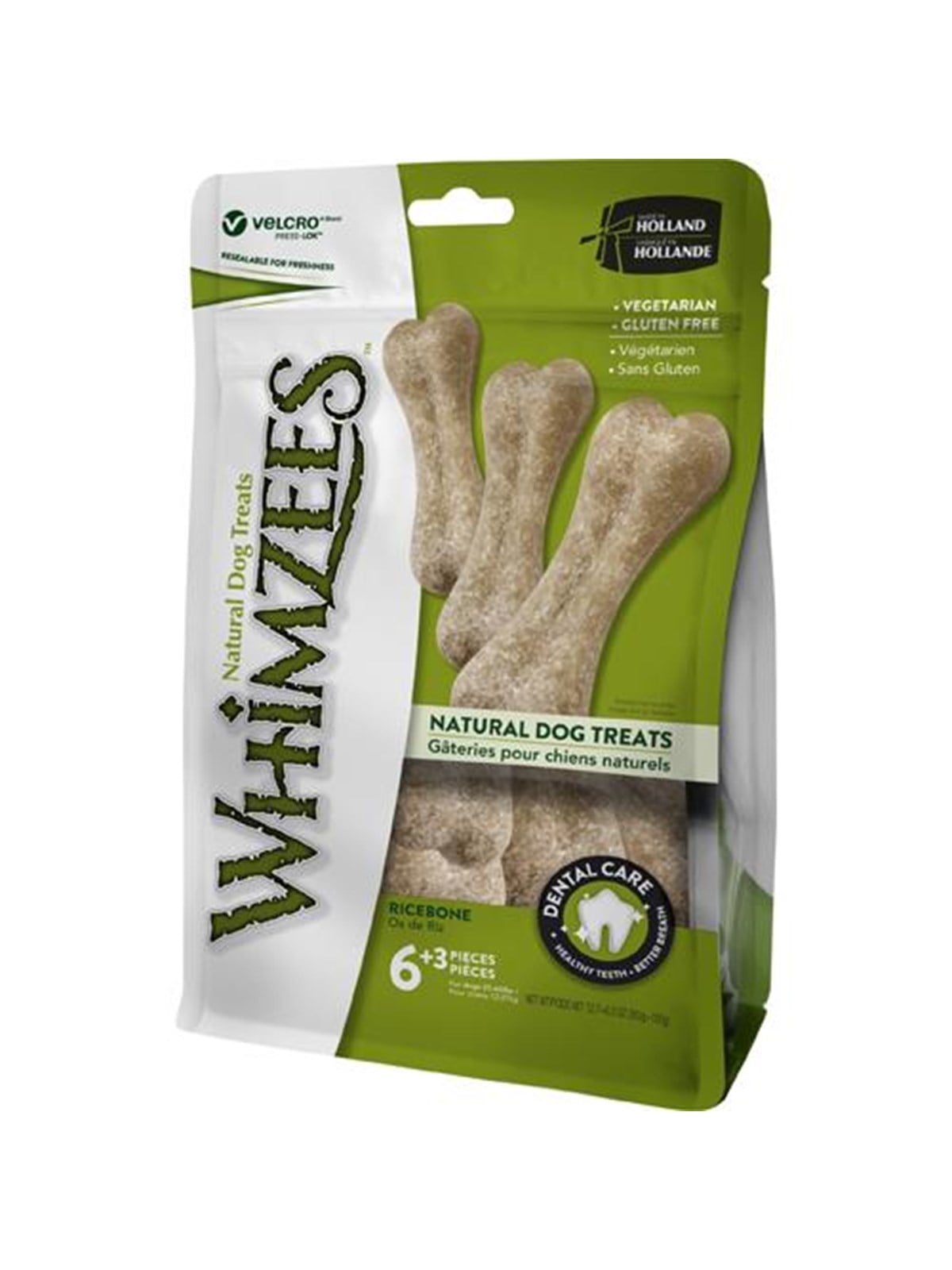 Whimzees Ricebone L 9 stk 540 g MP