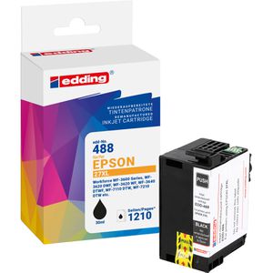 Edding kompatibel für Epson 27XL T2711, 30 ml, 1210 Seiten, schwarz,  Tinte EDD-488