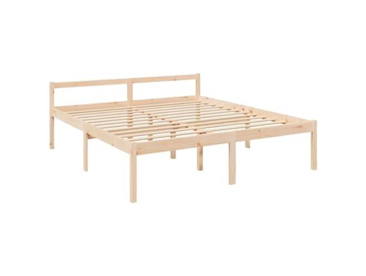 vidaXL Seniorenbett 200x200 cm Massivholz Kiefer
