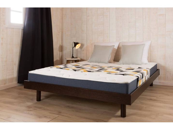 Lit design en bois massif NOVA