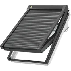 NEU: VELUX Solar-Rollladen SSL YK35 0000K Dunkelgrau | Slim-Design (Direkte Flügelmontage)
