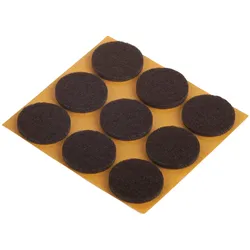 Fix-o-moll, Möbelgleiter + Schutzpuffer, Filzgleiter 3 mm / Ø 25 mm 9 x (Filzgleiter)
