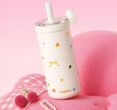 Uplifted Goods Universal Dual Layer Hybrid Infusion Tumbler white 18.6 Oz.