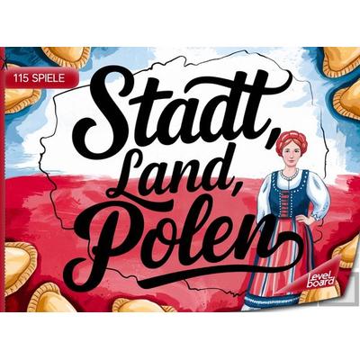 Stadt, Land, Polen - 115 Spielblöcke, Taschenbuch von LevelBoard Spiele, LevelBoard Spiele, 978-3-693-19809-4