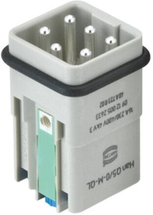 Harting Insert de broche Han Q5/0-M-QL 1,5 mm 09120052634 (09120052634)