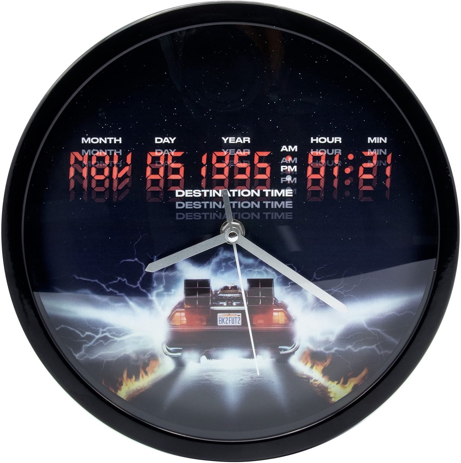 Back to the Future Wandklok - Retro Wandklok voor Fans