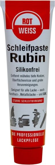 Rotweiss Schleifpaste Rubin Tube (100 Ml) 3300 0.1l
