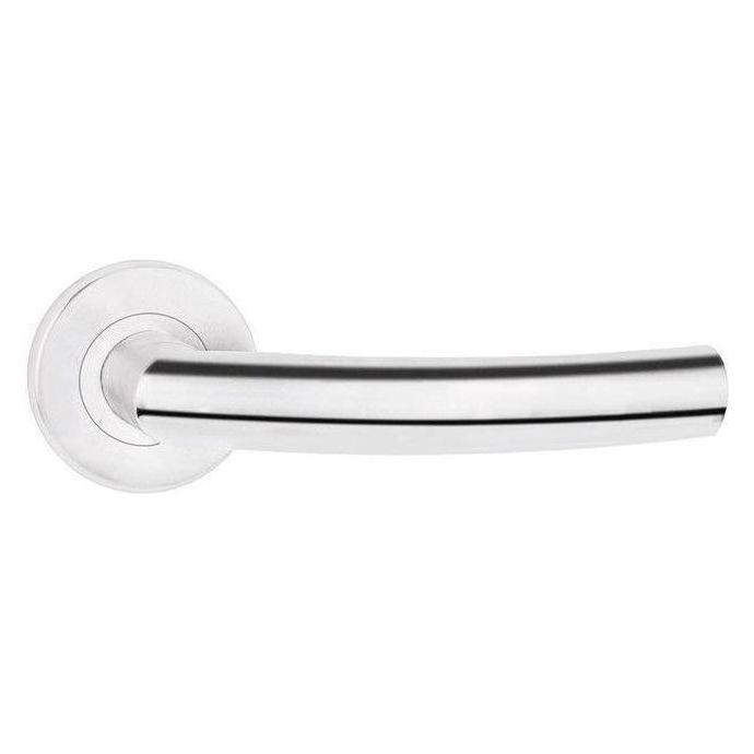 Metal-Bud Proxima Inox Door Handle On Round Roset (33043137)