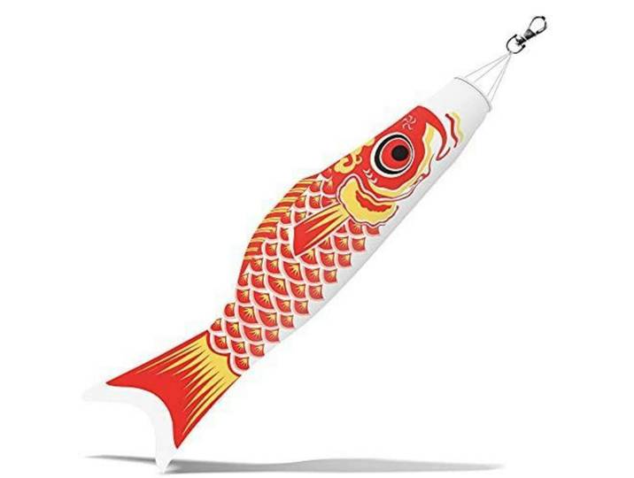 Windsack Koi Fisch 66 cm, Mehrfarbig, 16.5x1x66 cm, Dekoration, Gartendeko