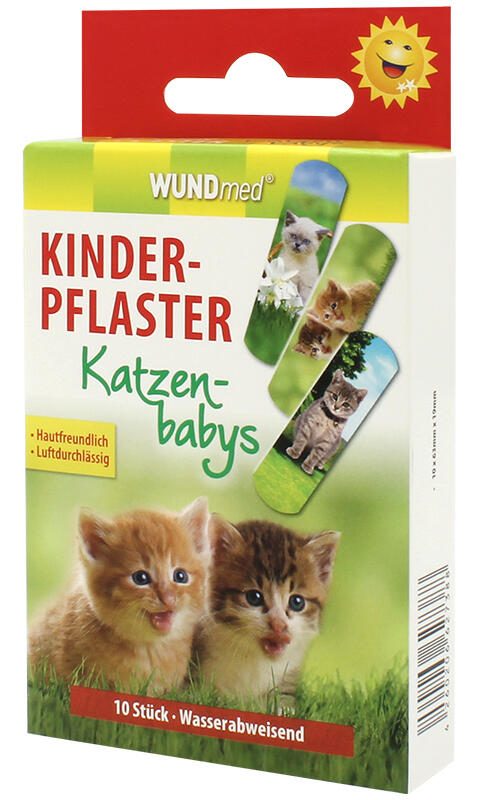 WUNDmed® Pflaster Katzen bunt 10 St. 02-113