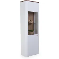 Vitrine SANSIBAR VISTRA (BHT 69x207x37 cm) - weiß - BHT 69x207x37 cm