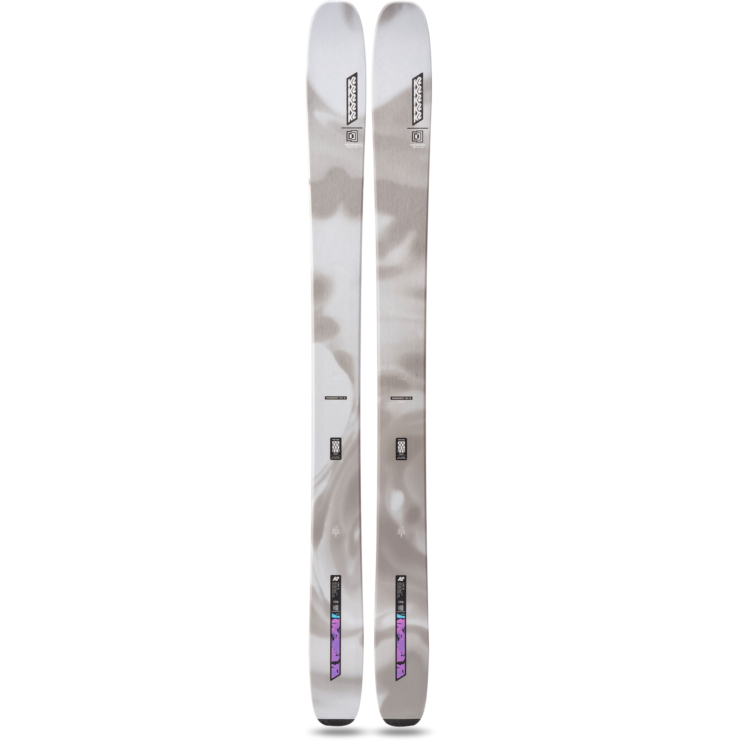 K2 Mindbender 116C Freerideski 25/26 Damen Ski lila Größe 170CM Freeride