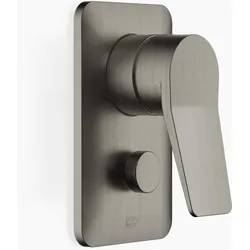 Dornbracht LISSÉ UP-Einhandbatterie mit Umstellung, 36120845-99, Farbe: Dark Platinum matt