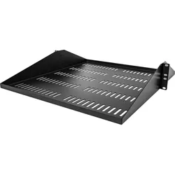 StarTech 2U Vented Shelf 20in, Serverschrank Zubehör, Schwarz