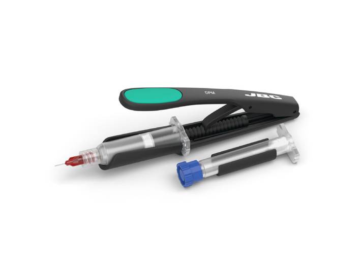 Distributeur manuel de pâte à souder DPM-B, Tube de colle à Contact au doigt avec dosage précis pour les pointes de fer à souder de retouche SMT