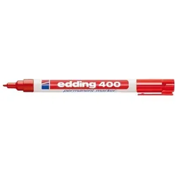 Edding 400 Permanent-Marker Rot 10 Stück(e)