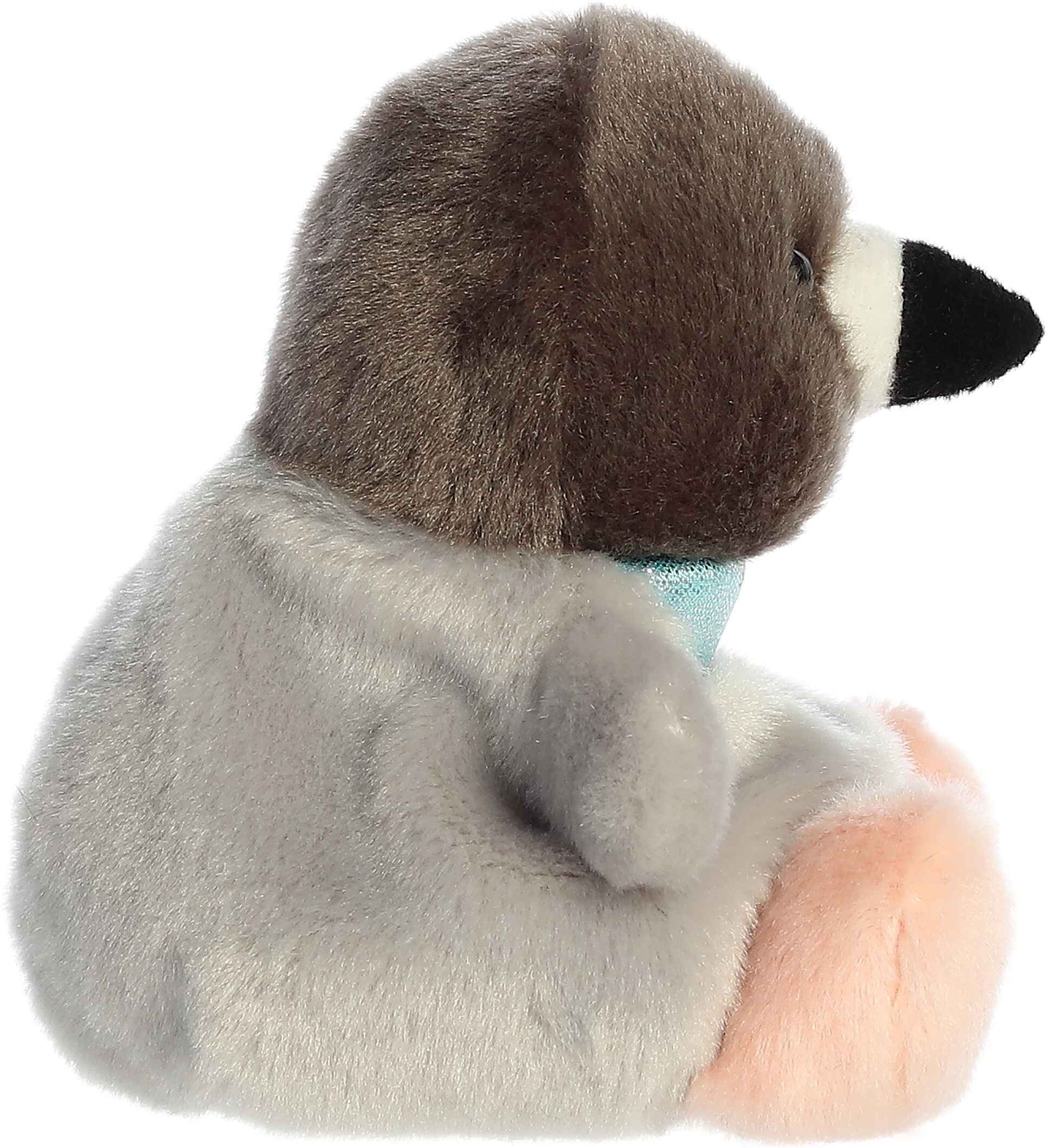 Aurora Palm Pals Crumbs Pigeon Soft Toy, 5-Inch, Grey/Blue/Peach, for Collectors and Children