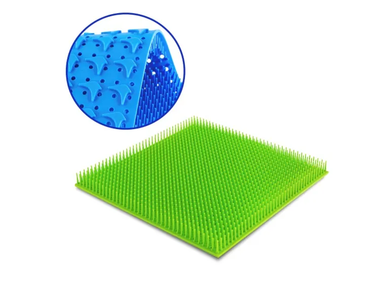 ERMIS MedTech GmbH Silikon-Noppenmatte gelocht, für Steril Container 245 x 245 mm Grün ER851.000G