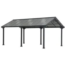 Carport Eiger Dunkelgrau ca. 367x301x610cm