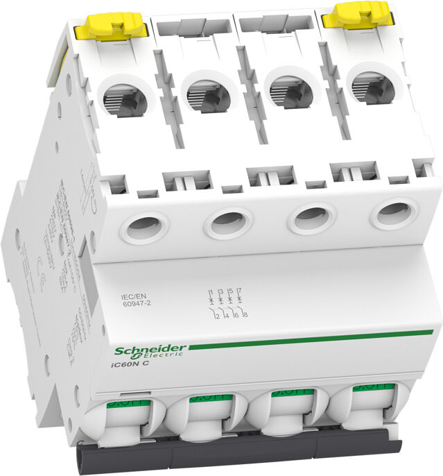 Disjoncteur ACTI9 IC60N 4P courbe C 25 A SCHNEIDER ELECTRIC A9F77425