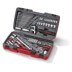 Teng Tools MECCA PRO 1/4"-, 3/8"- & 1/2"-Steckschlüssel- & Werkzeug-Set, 127 Teile – TM127