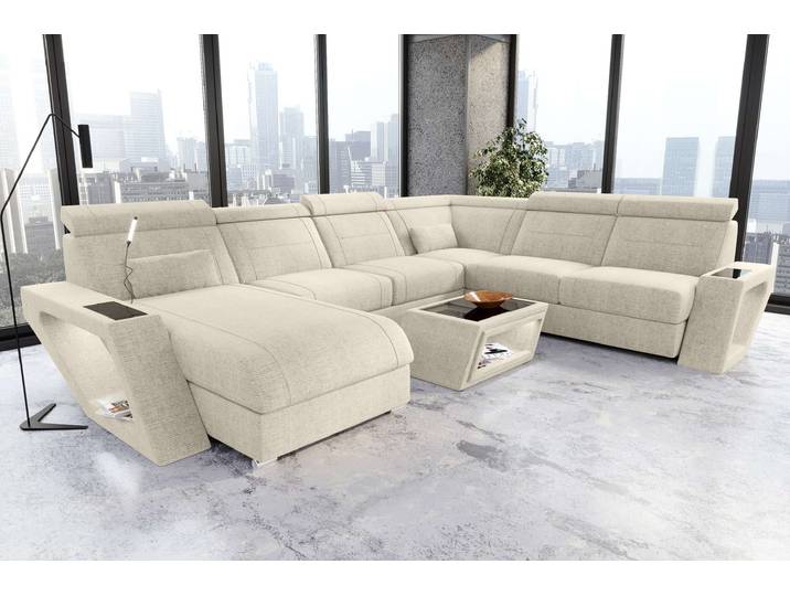 XXL Wohnlandschaft Catania Stoffsofa