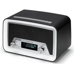 Majestic Neu DAB-842N Funk-Digitaluhr Schwarz, Weiss (DAB, DAB+, FM), Radio, Weiss, Schwarz