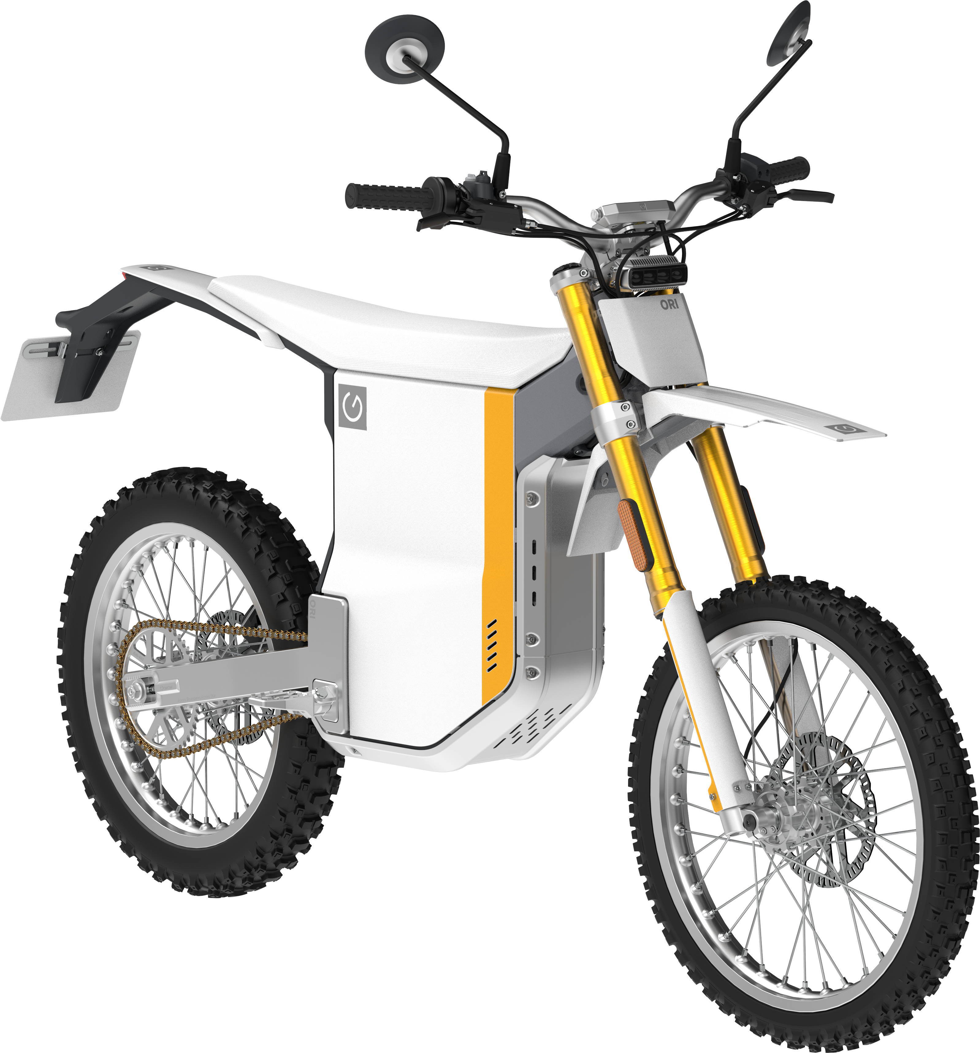 Gowow Ori - E-Motorrad mit bis zu 100km Reichweite - Weiß (White)