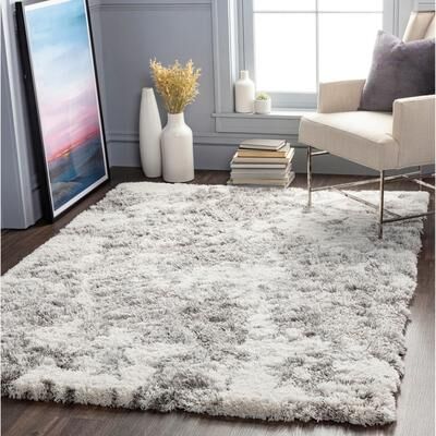 Livabliss Kyler Modern Abstract Shag Area Rug