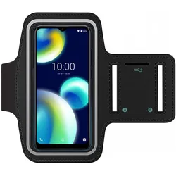 SmartFitness Wiko View 4 Handy Sport Armband, Smartphone Sportarmband, Schwarz