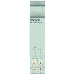 Theben 3120130 Elektronischer Stromstoßschalter mit 1 Kanal/Kontakt (Schließer) OKTO ES12-230
