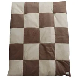 Kaiser Krabbeldecke CORD PATCHWORK 80x100 cm, beige