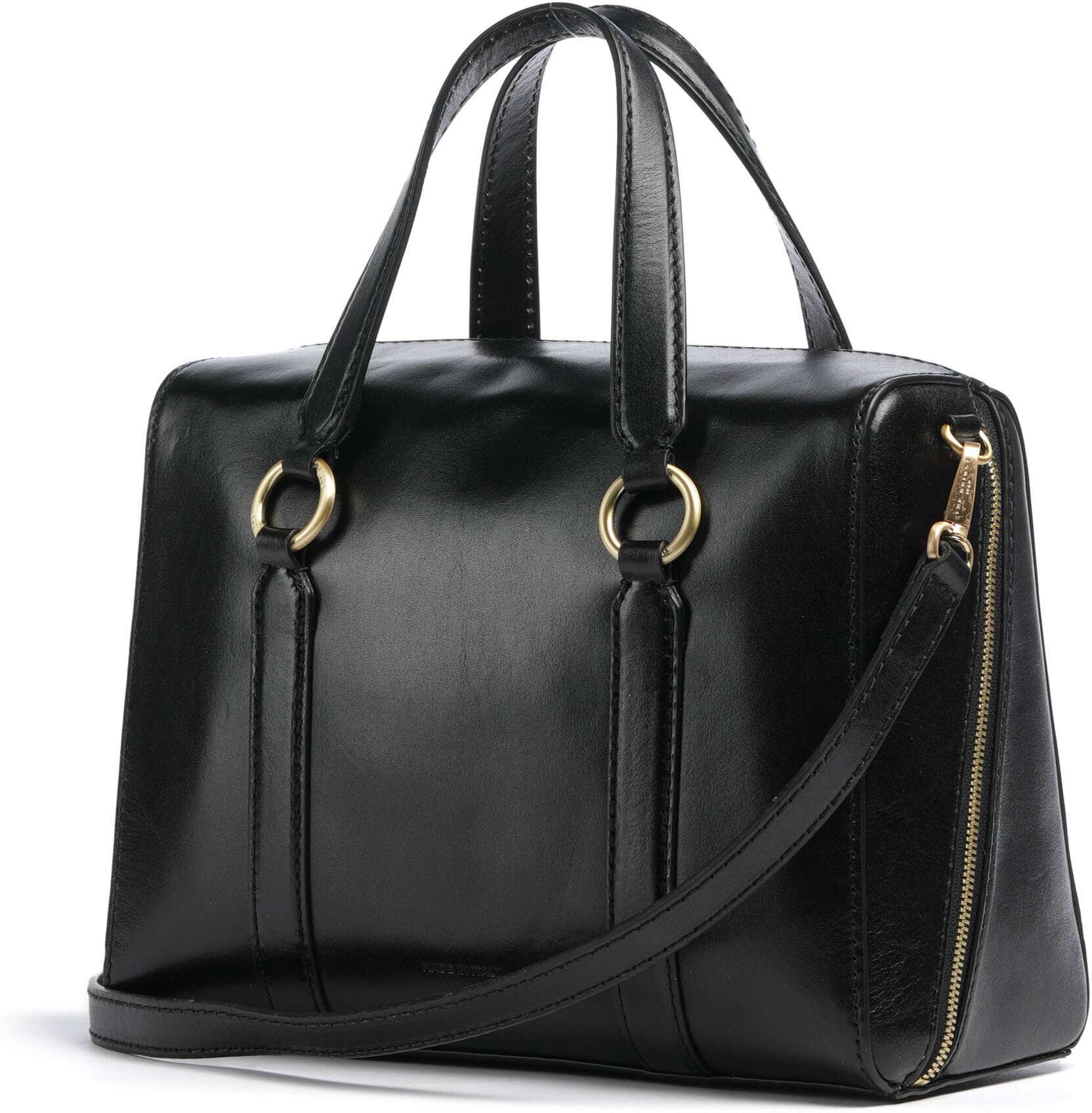 The Bridge Laura Handtasche aus Leder, schwarz