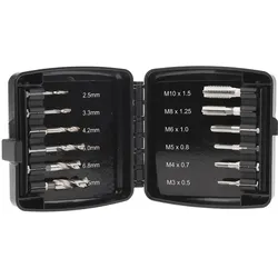 RS PRO, Gewindeschneider + Gewindebohrer, Bohrer-/Gewindebohrer-Set