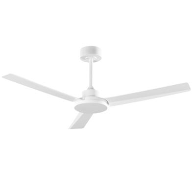 Perenz Deckenventilator, 132 cm, integrierte LED, 30-W-DC-Motor, weiß, 6 Geschwindigkeiten, Fernbedienung und Timer, modernes Design