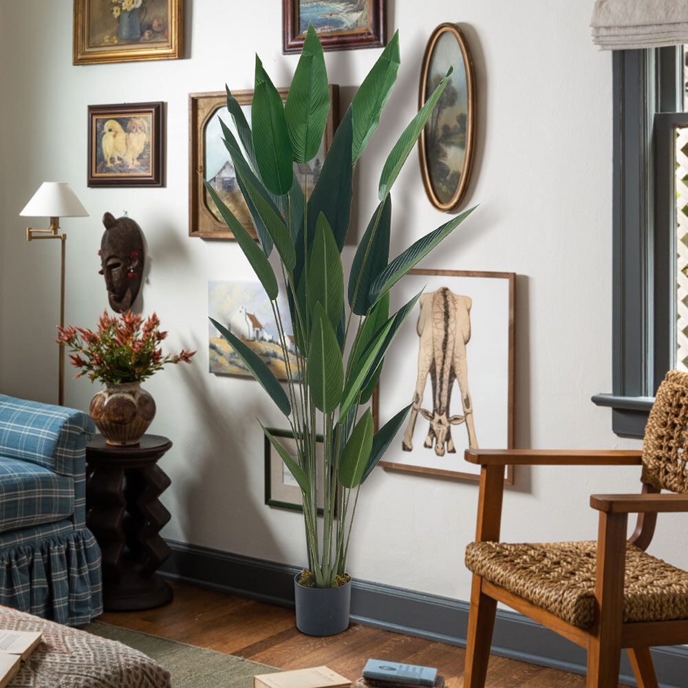 Brayden Studio Faux Plant 183cm H x 20cm W x 20cm D