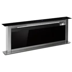 Klarstein Royal Flush Eco Dunstabzugshaube 90 cm 604 m3/h A+ Schwarz