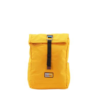 Sportrucksack DISCOVERY "Icon", Gr. B/H/T: 27cm, gelb, Kunstfaser, unifarben, Rucksäcke, aus hochwertigem rPet-Material
