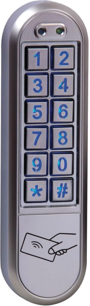 Lecteur de proximité étroit avec clavier rétroéclairé SEWOSY KRN1000