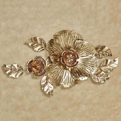 Touch of Class Floral Glitz Wall Art Multi Metallic , Multi Metallic