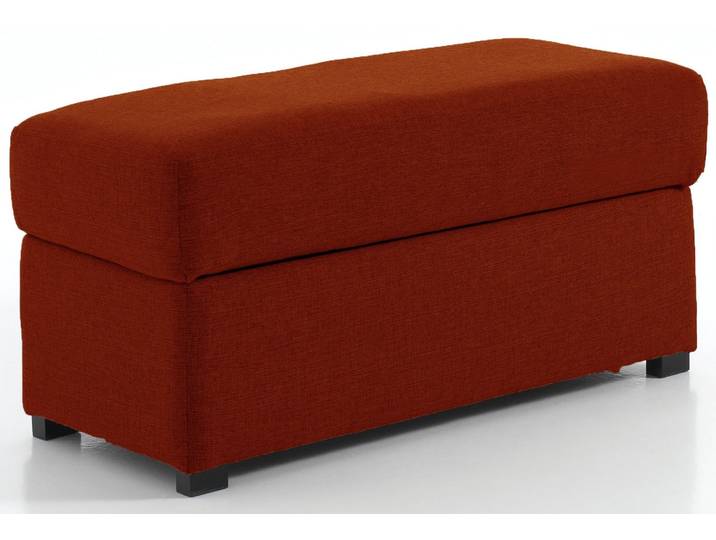 Pouf rectangle, Rouille