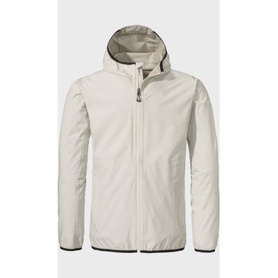 Outdoorjacke SCHÖFFEL "Jacket Style Migandi MNS", Herren, Gr. 56, beige (9040, natur), Oberstoff: 100% Polyester. (Membran: Thermoplastisches Polyurethan), regular fit, hoch geschlossener Ausschnitt, Jacken Outdoorjacke