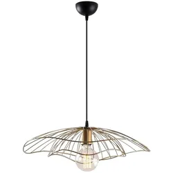 DRAHT-PENDELLEUCHTE aus metall - fleur 50/50/111 cm