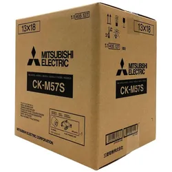 Mitsubishi Papier CK M57S 9x13/13x18cm (800/400 Blatt) (13x18 cm, 750 Stk.), Fotopapier