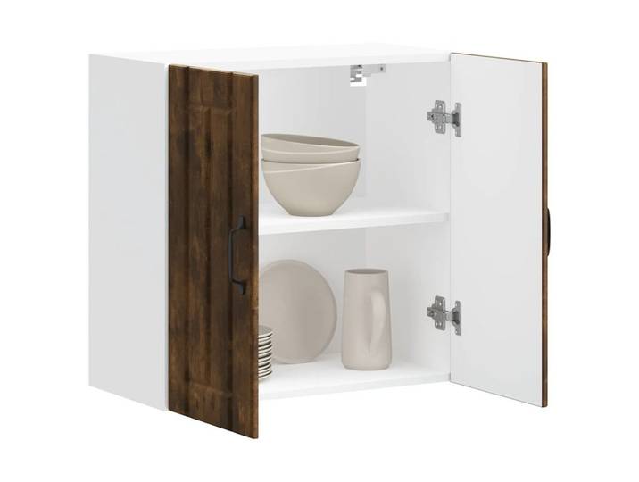 vidaXL Hängeschrank vidaXL Küchen-Hängeschrank Lucca Räuchereiche Holzwerkstoff