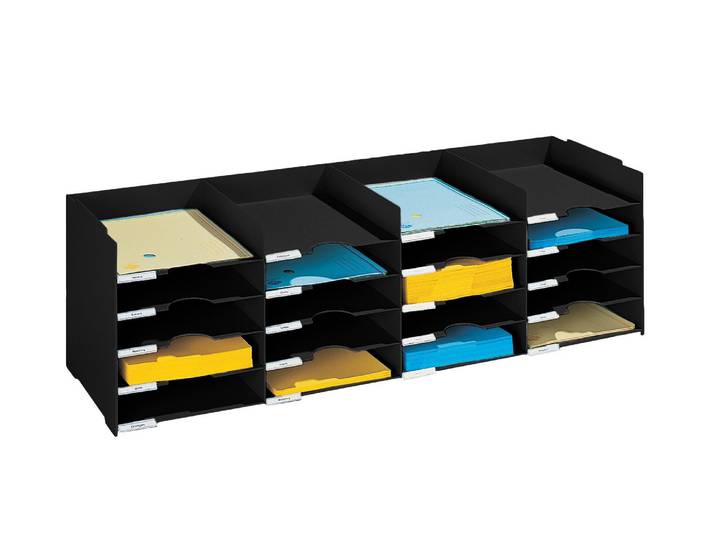 Trieur multicases largeur 90 cm noir