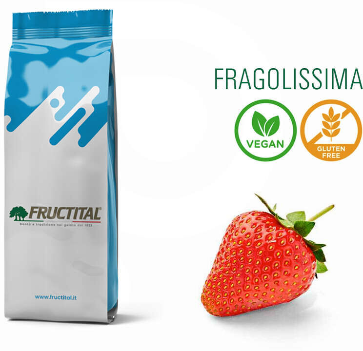 Fructital Base per gelato Fragola (1,25 Kg)