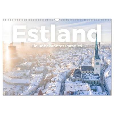 Estland - Ein unbekanntes Paradies. (Wandkalender 2027 DIN A3 quer), CALVENDO Monatskalender