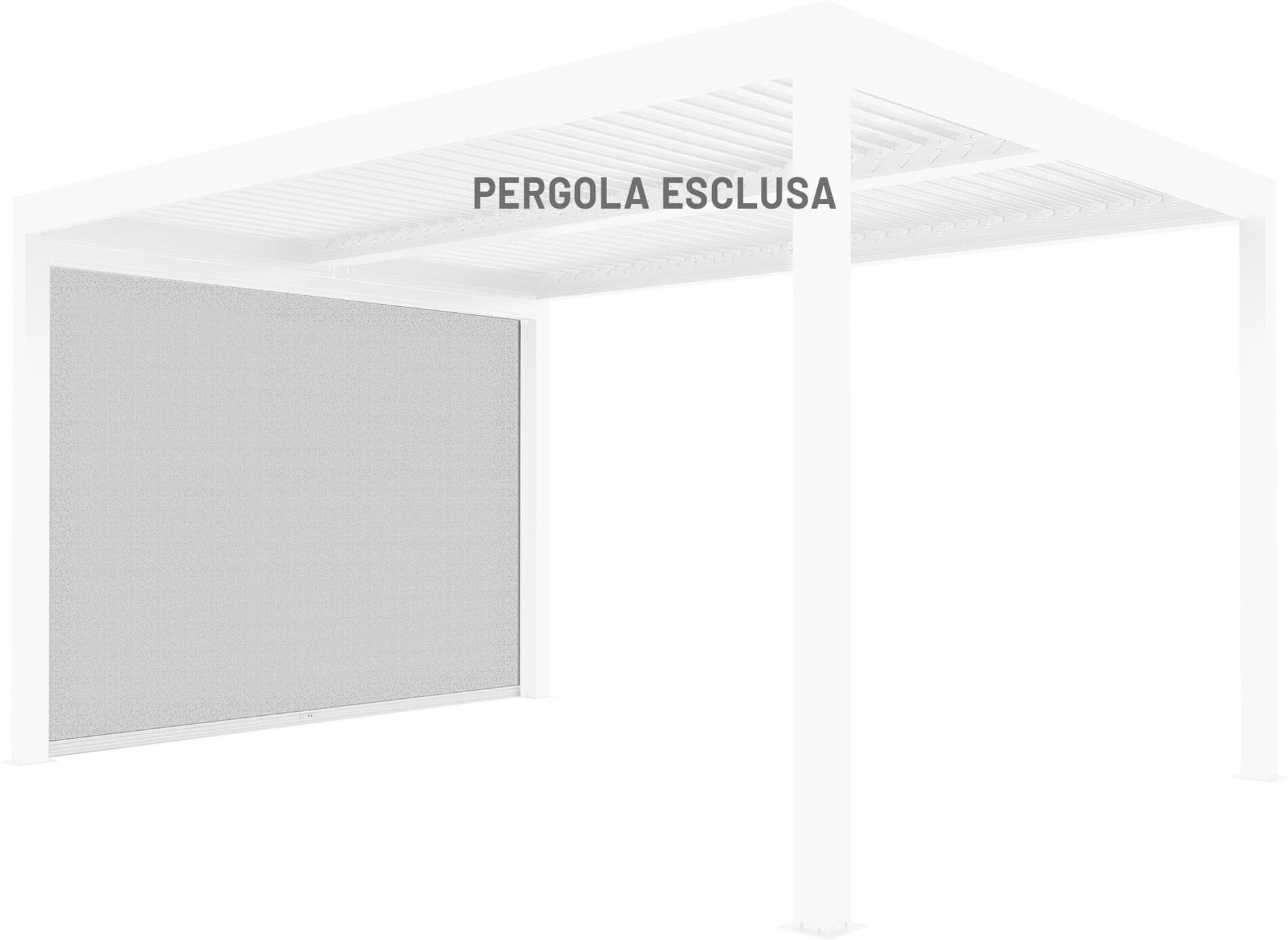 Tecnomat TENDA SCREEN CADUTA BIANCO 300x250 cm (LxH)