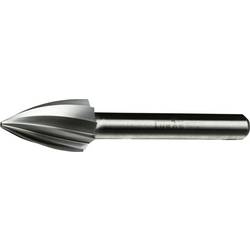 LUKAS-ERZETT A12061220601 Fräser HSS Spitzbogen Länge 40 mm Schaftdurchmesser 6 mm